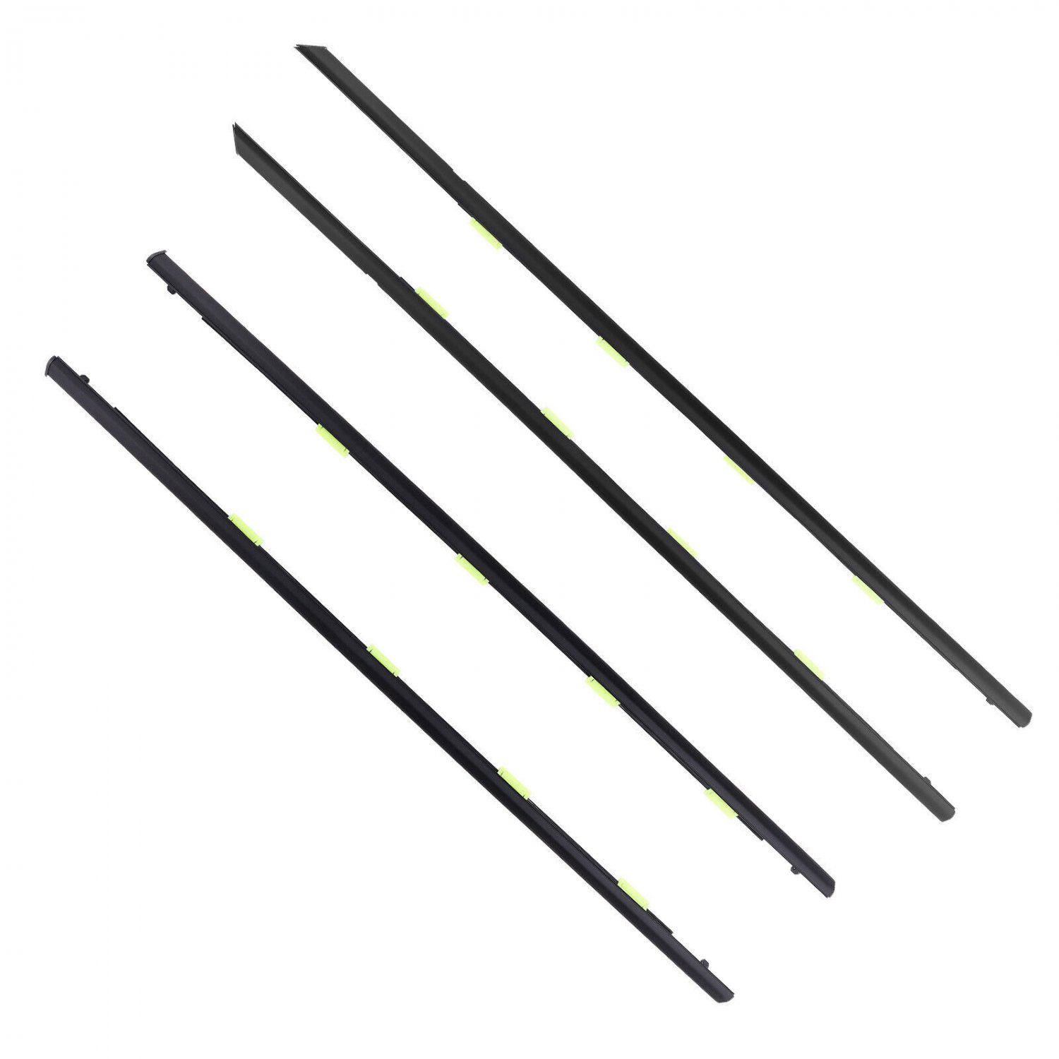 Outer Door Belt Weatherstrip Window Seal Molding Set For Honda Civic Sedan 96-00
