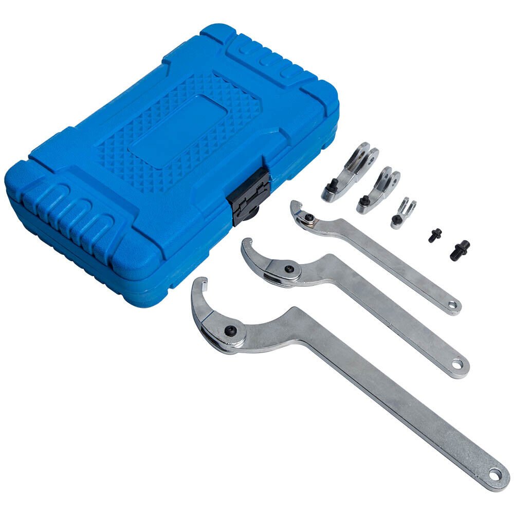 8X Hook Pin Wrench Spanner Tool Bicycle Bike Nut Adjustment Collars Set
