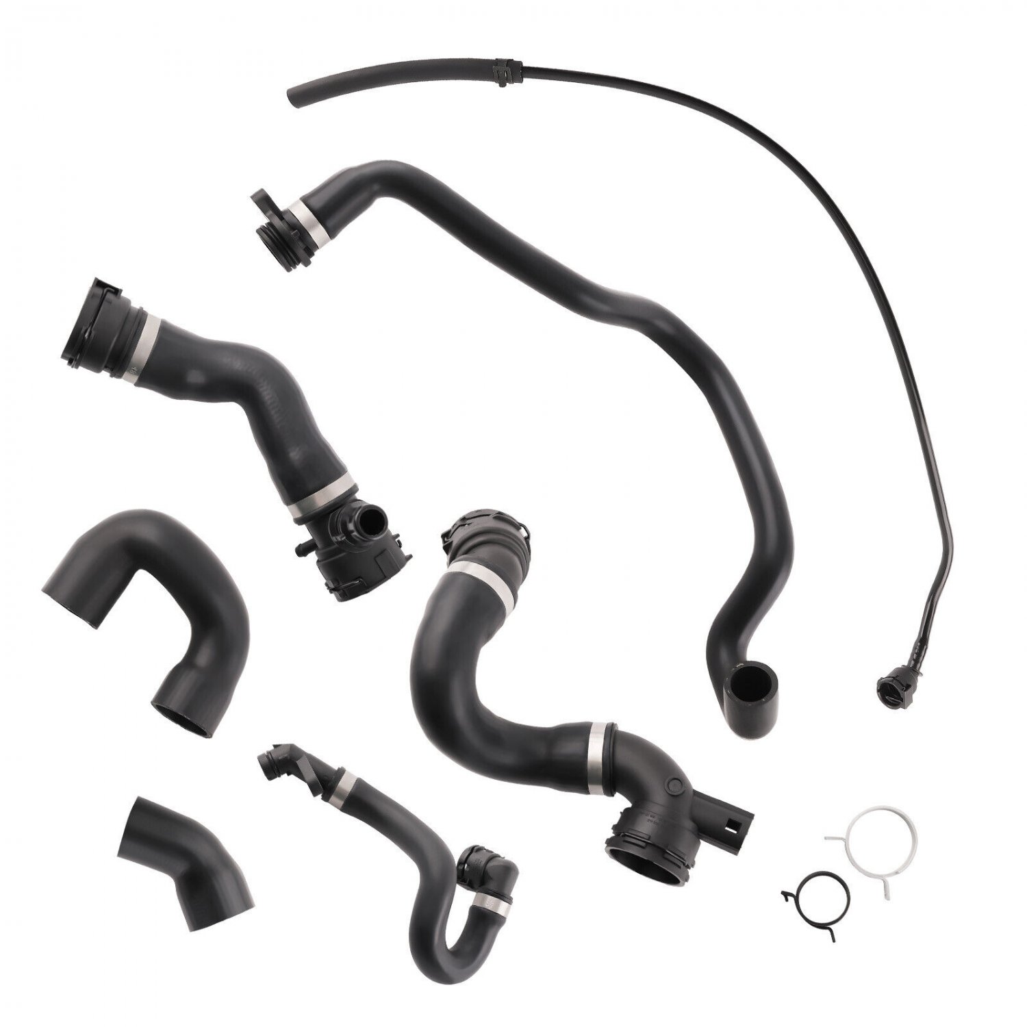 New Radiator Coolant Water Hose Pipe Kit 7 Hoses for BMW E90 128i 328i 2007-2011