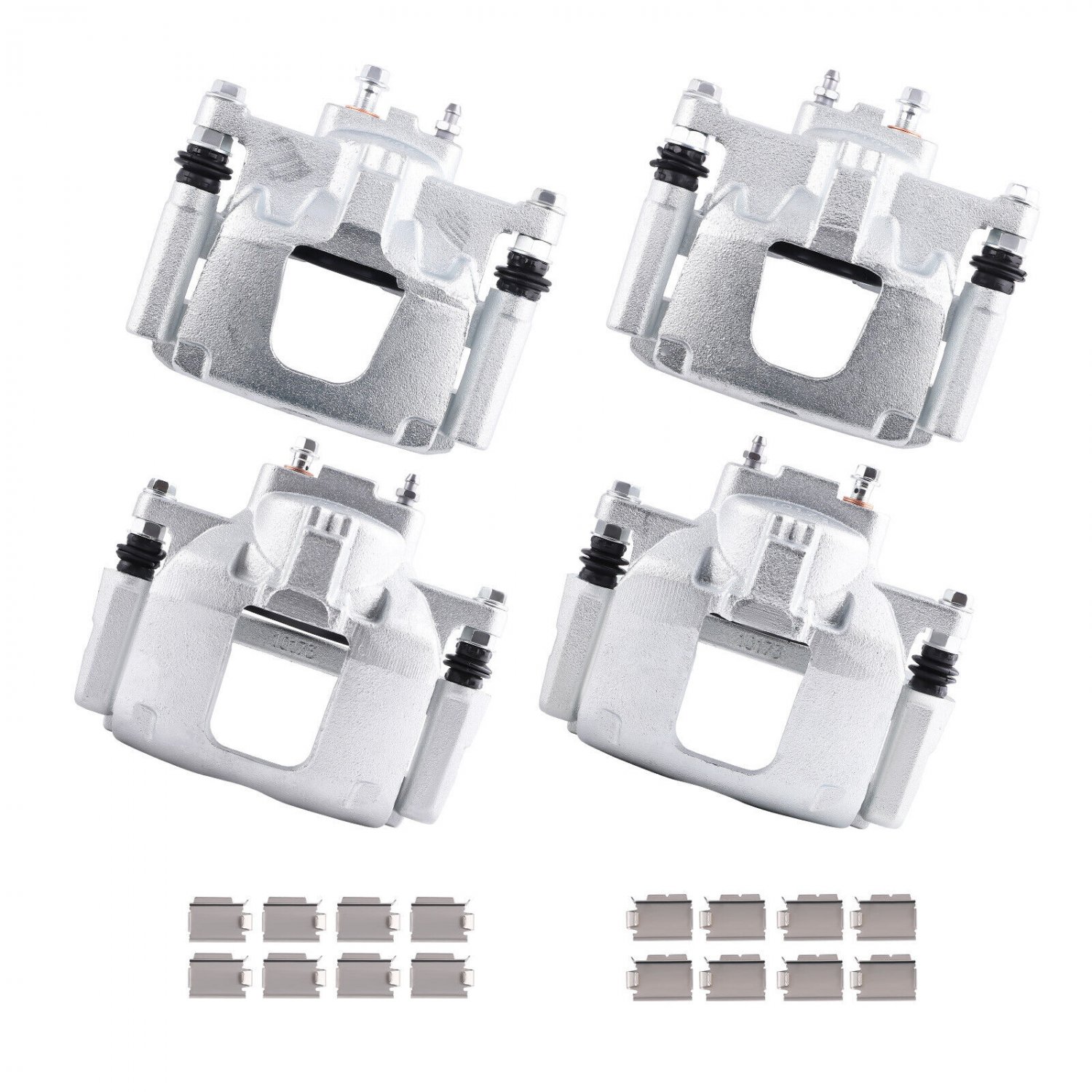 Front & Rear Disc Brake Calipers w / Bracket for Jeep Wrangler Nitro 2008-2017