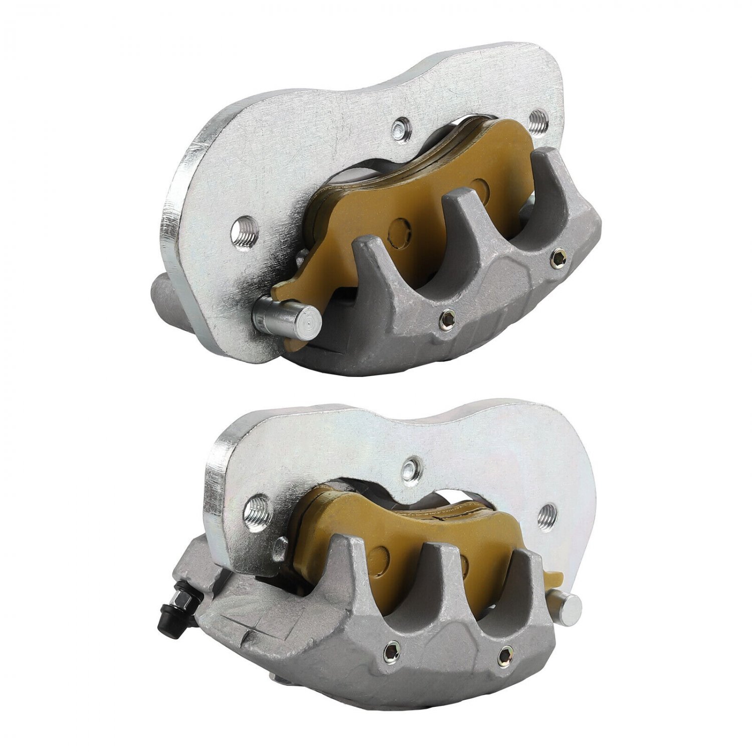 Front Brake Calipers & Pads For Can-Am Commander Defender Maverick 705601462 New