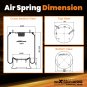 1pc Air Suspension Bag For Firestone W01-M58-8775 for ContiTech C1R14-873