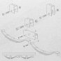 Tandem Axle Hanger Kit Set fit 2" Wide Slipper Spring Heavy Duty for Trailer