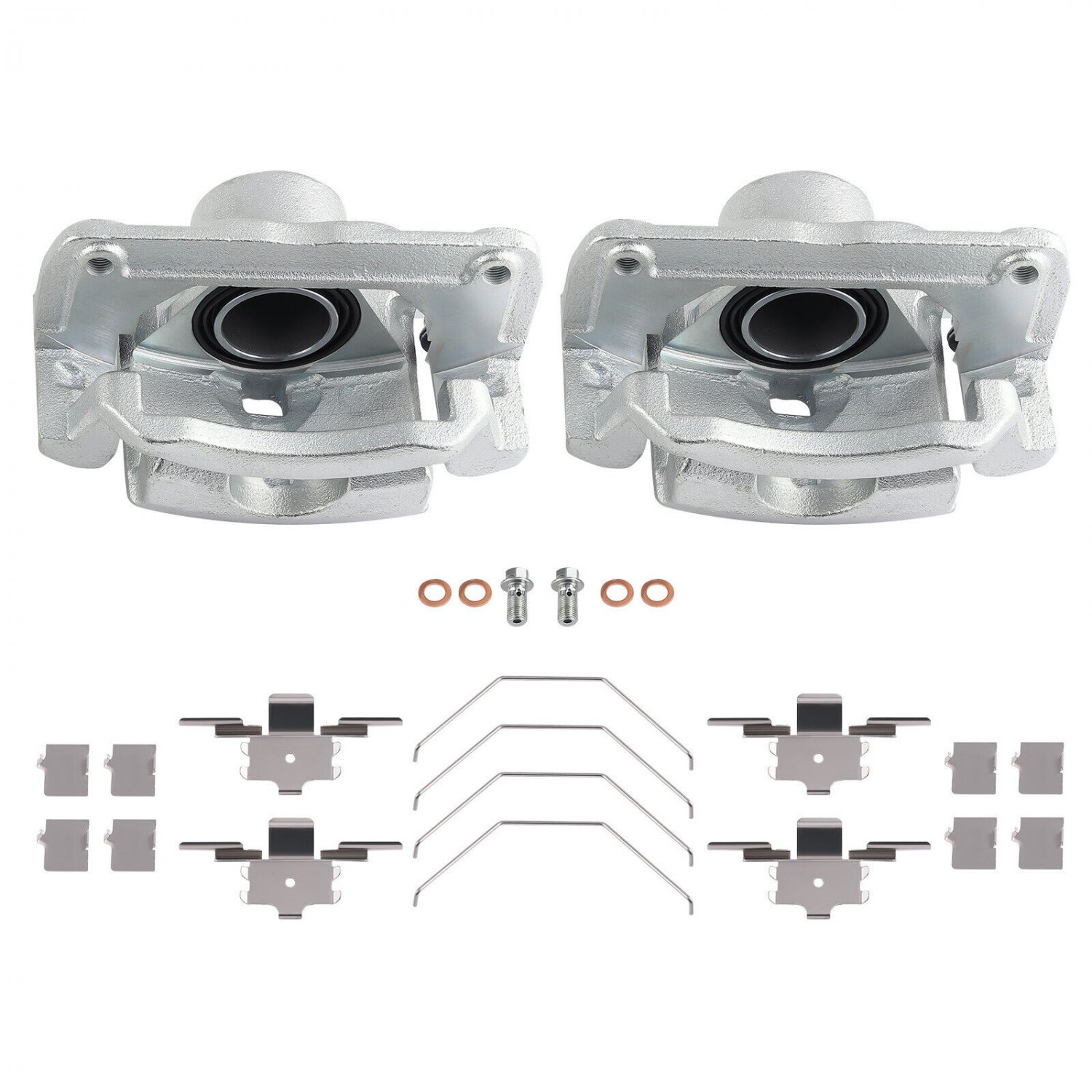 Pair Front Brake Caliper w / Bracket For Ford Fusion 2006-12&Acirc;&nbsp;Lincoln MKZ 2007-12