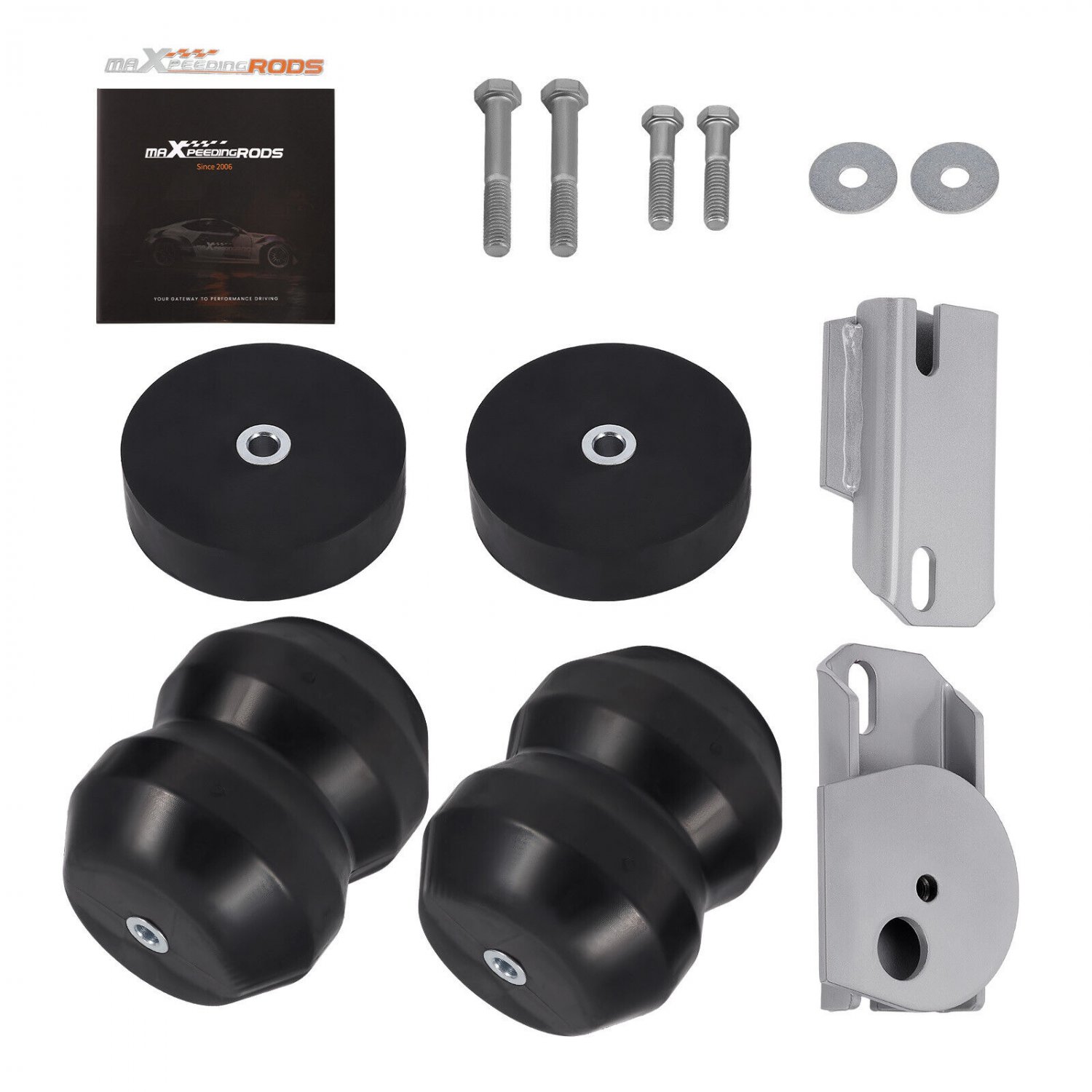 Rear Suspension Helper Spring Kit For Ram 3500 Pickup 2WD 2010-2025