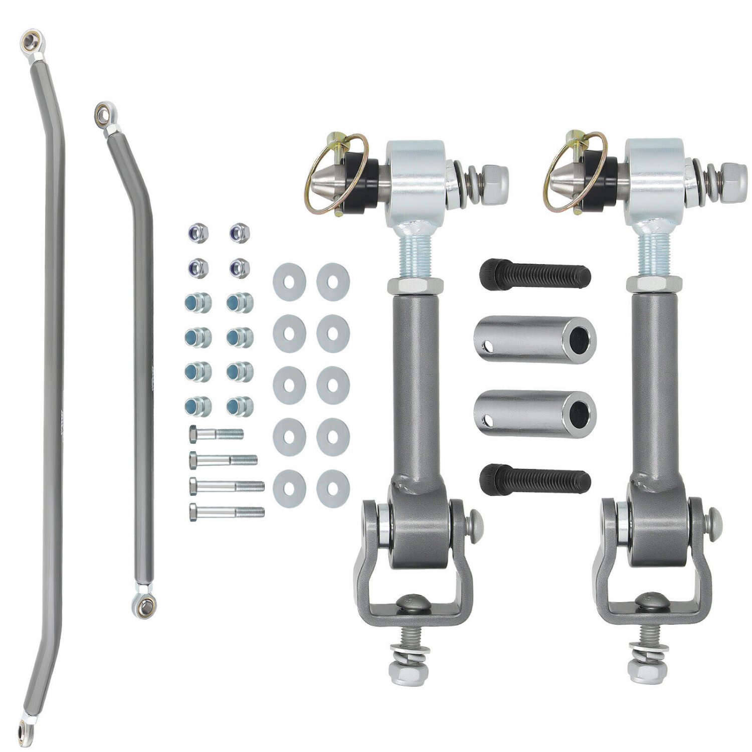 Steering Crossover Kit + Sway Bar Links for 1984-2001 Jeep Cherokee XJ RWD & 4WD
