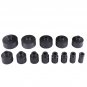 13pc Grooved Locknut Socket Set 1/2" dr. Internal Teeth 18 - 80mm 60mm Long Deep