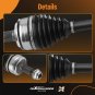 CV Axle Shaft Front Left + Right Set fit for Honda Accord FWD 2.4L L4 2008-2012