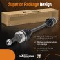 CV Axle Shaft Front Left + Right Set fit for Honda Accord FWD 2.4L L4 2008-2012