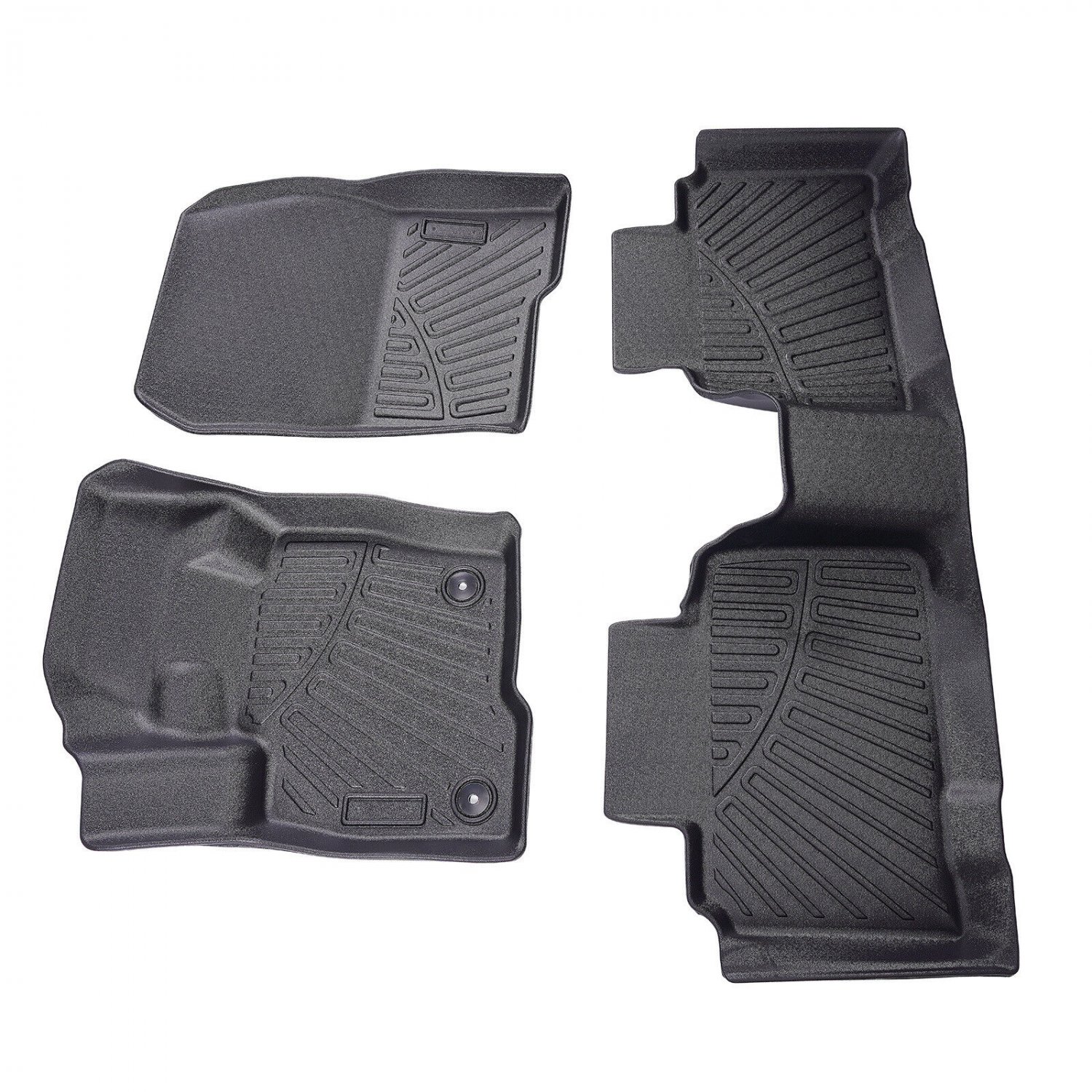 Floor Mat Liners Unique Black TPE fit for Ford Edge All-Weather 2015 2016-2024