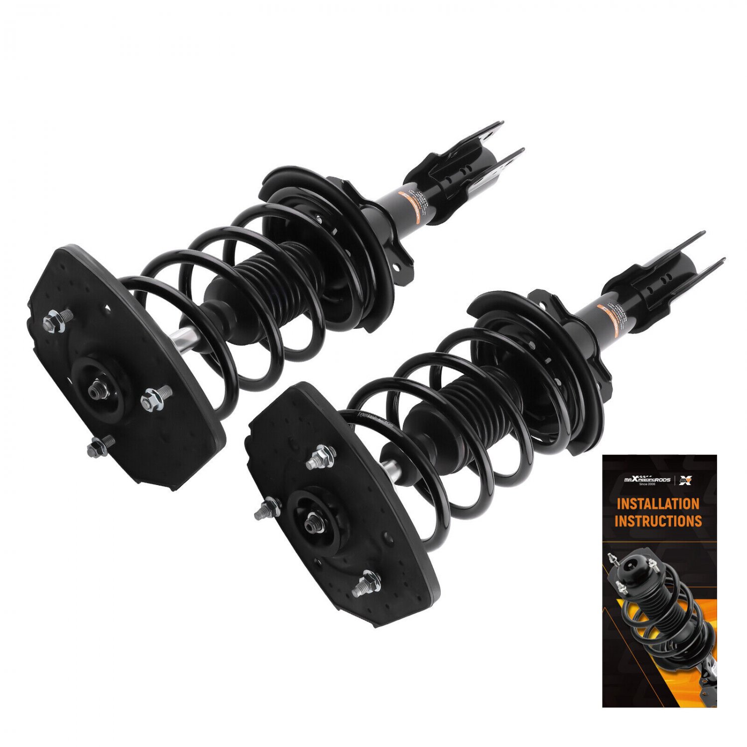 Rear Struts w/ Coil Spring Assembly for Pontiac Grand Prix 2008 172471L 172471R