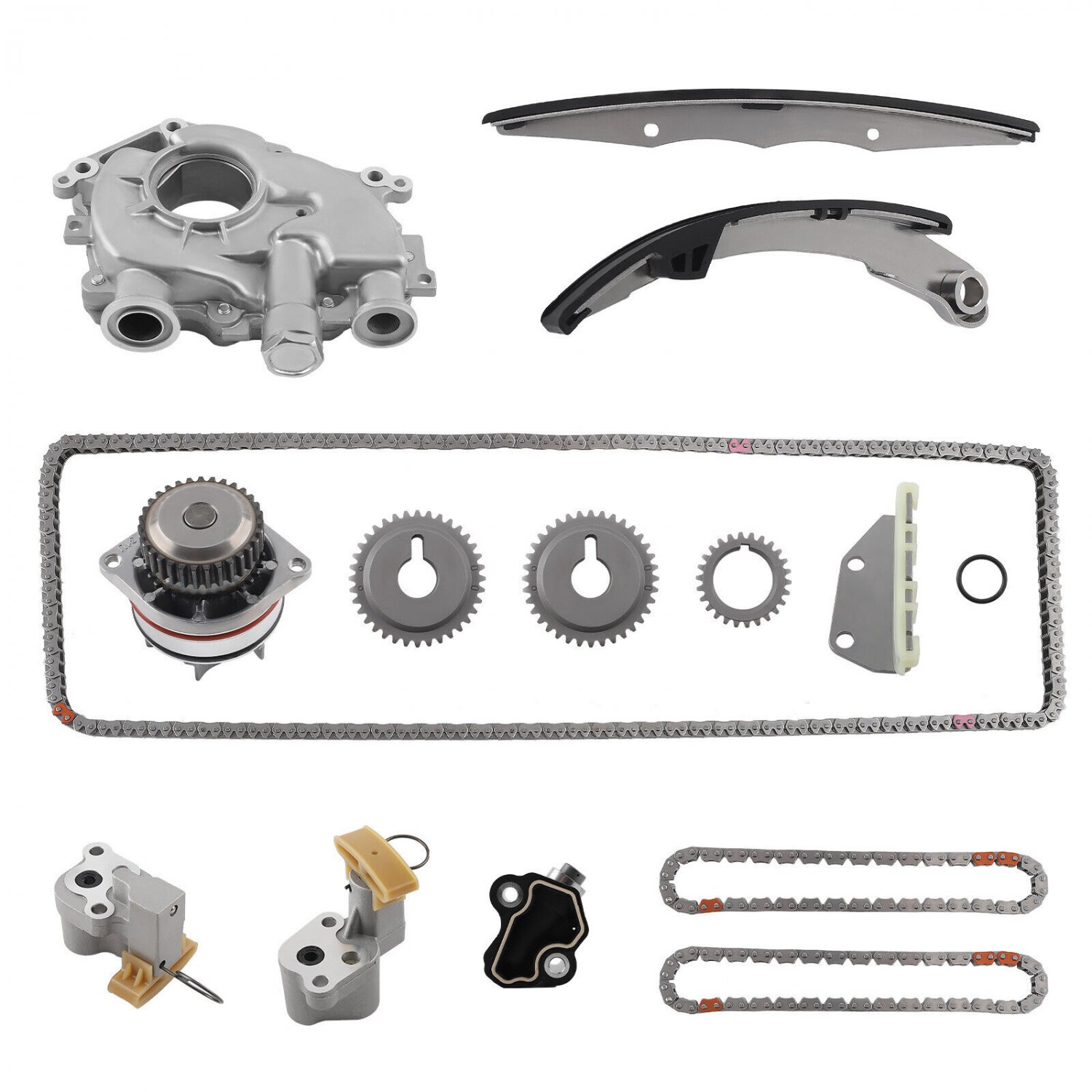 Timing Chain Kit + Water Oil Pump For Nissan Frontier Pathfinder Xterra 4.0L
