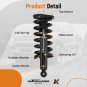 Front Struts w/ Coil Spring + Upper Control Arms For Nissan Titan 04-15 LE/SE/XE