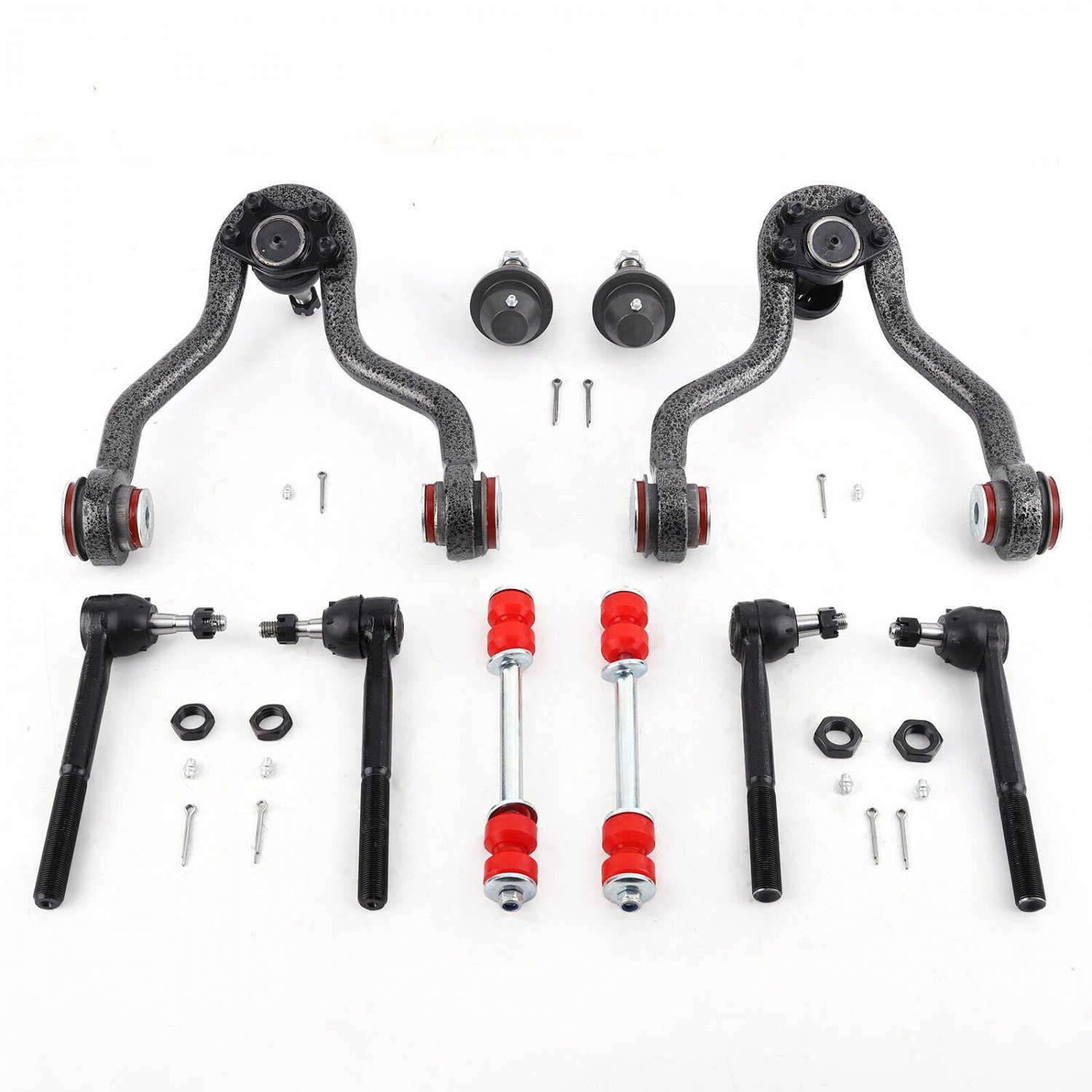 Front Upper Control Arm Sway Bars Kit For 1995-1999 Chevy K1500 K2500 Tahoe 4WD