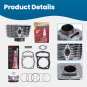 Cylinder Piston Gasket Top End Kit for 2003-2019 Honda CRF230F CRF230L CRF230M