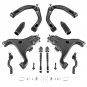 Front Strut w/ Coil Spring + Upper Lower Control Arms For Nissan Titan 2004-2015