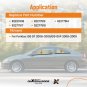 4pc Door Window Reveal Molding Weatherstrip For 08-09 Pontiac G8 GT GXP 92277514