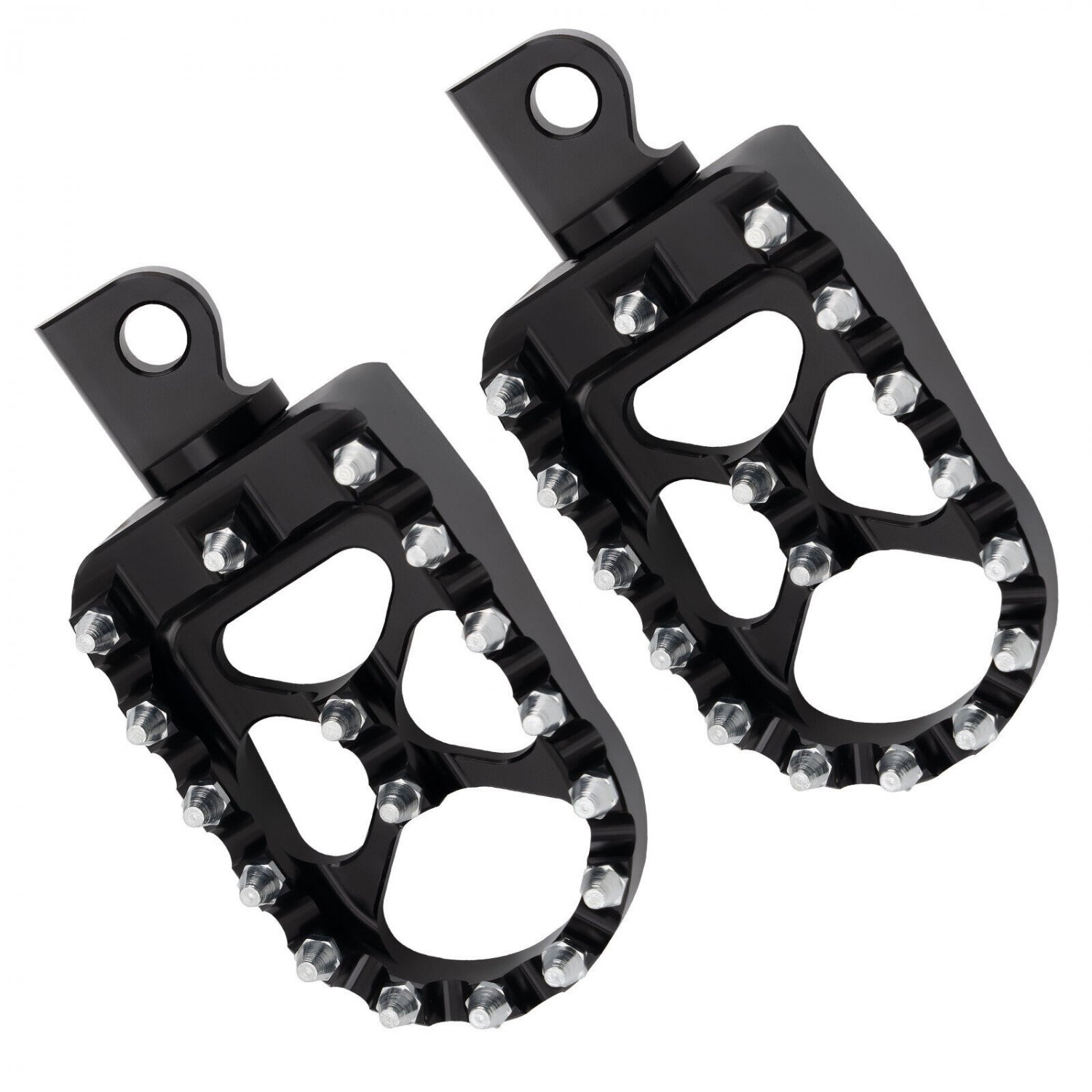 CNC Wide Foot Pegs 360&Acirc;&deg; Roating MX Chopper Bobber Style Fits for Harley Dyna