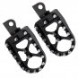 CNC Wide Foot Pegs 360° Roating MX Chopper Bobber Style Fits for Harley Dyna