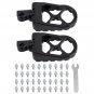 CNC Wide Foot Pegs 360° Roating MX Chopper Bobber Style Fits for Harley Dyna