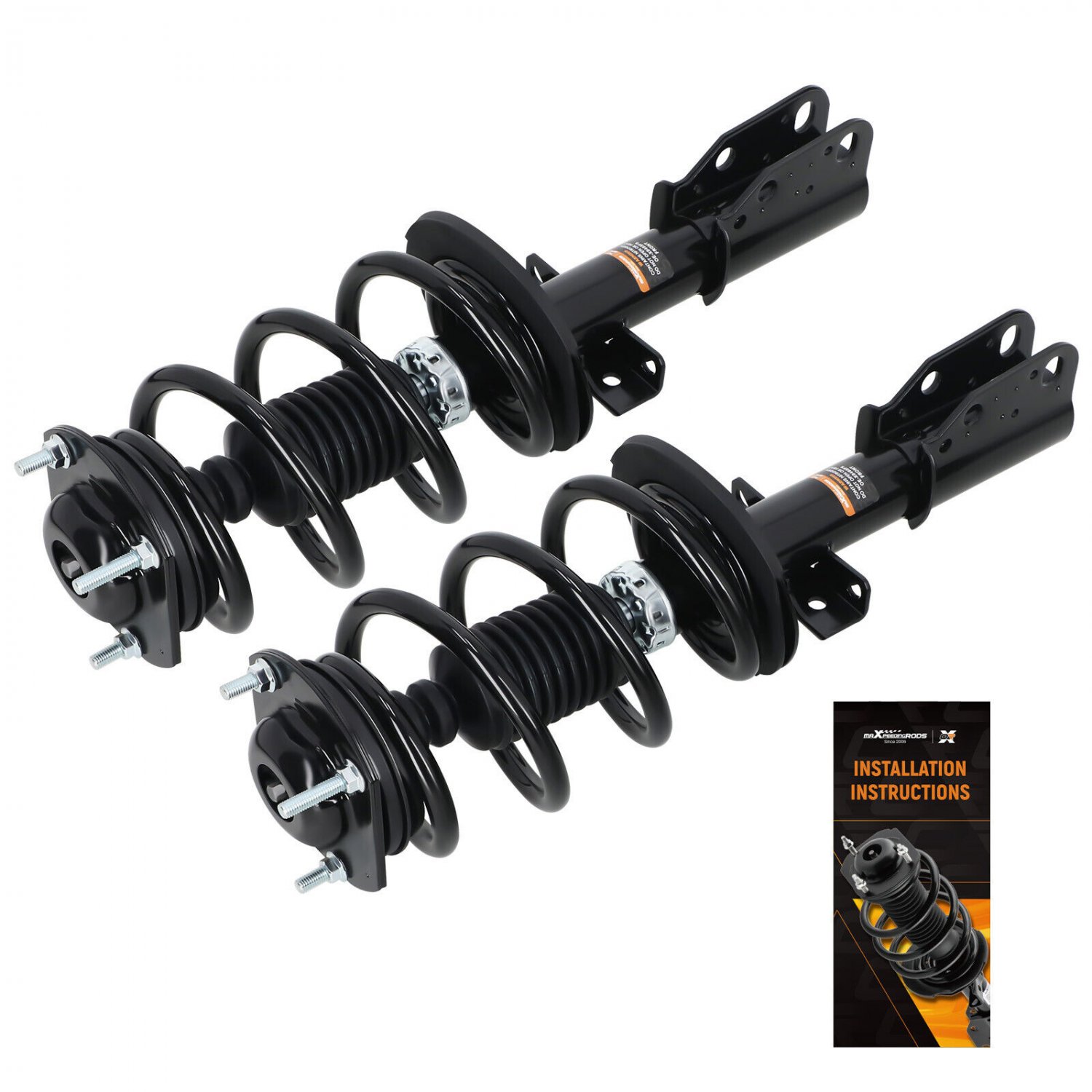 Pair Front Shock Struts For Chevrolet Traverse GMC Acadia 2009-2012 2007-2012