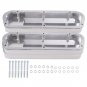 2x Fabricated Aluminum Tall Valve Covers For Ford 260 289 302 351W 1962-1985