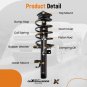 Front Complete Struts w/ Coil Spring Assembly For 2014-2018 Ford Transit Connect