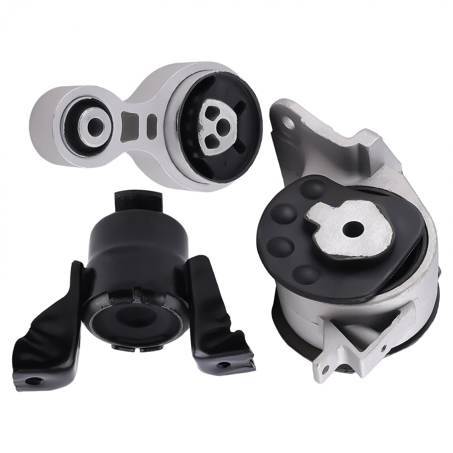 3Pcs Motor & Trans Mount For Ford Fusion S L4 2.5L Automatic Trans 2010-2012