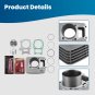 Cylinder Jug Piston Top End Kit For Honda TRX250EX 250X Recon 250 72mm Big Bore