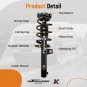 1 Pair Front Strut Spring Assembly For Volkswagen Beetle Golf Jetta 172311