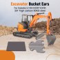 Excavator Quick Change Adaptor Ears Mount Plate for Kubota U55KX191 New