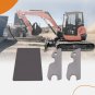 Excavator Quick Change Adaptor Ears Mount Plate for Kubota U55KX191 New