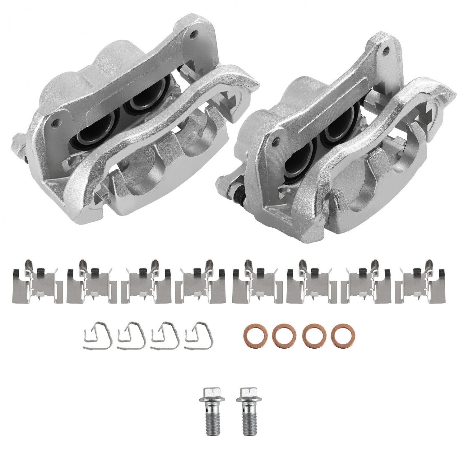 2x Disc Brake Caliper Front Left & Right Kit For Toyota Highlander Sienna RX350