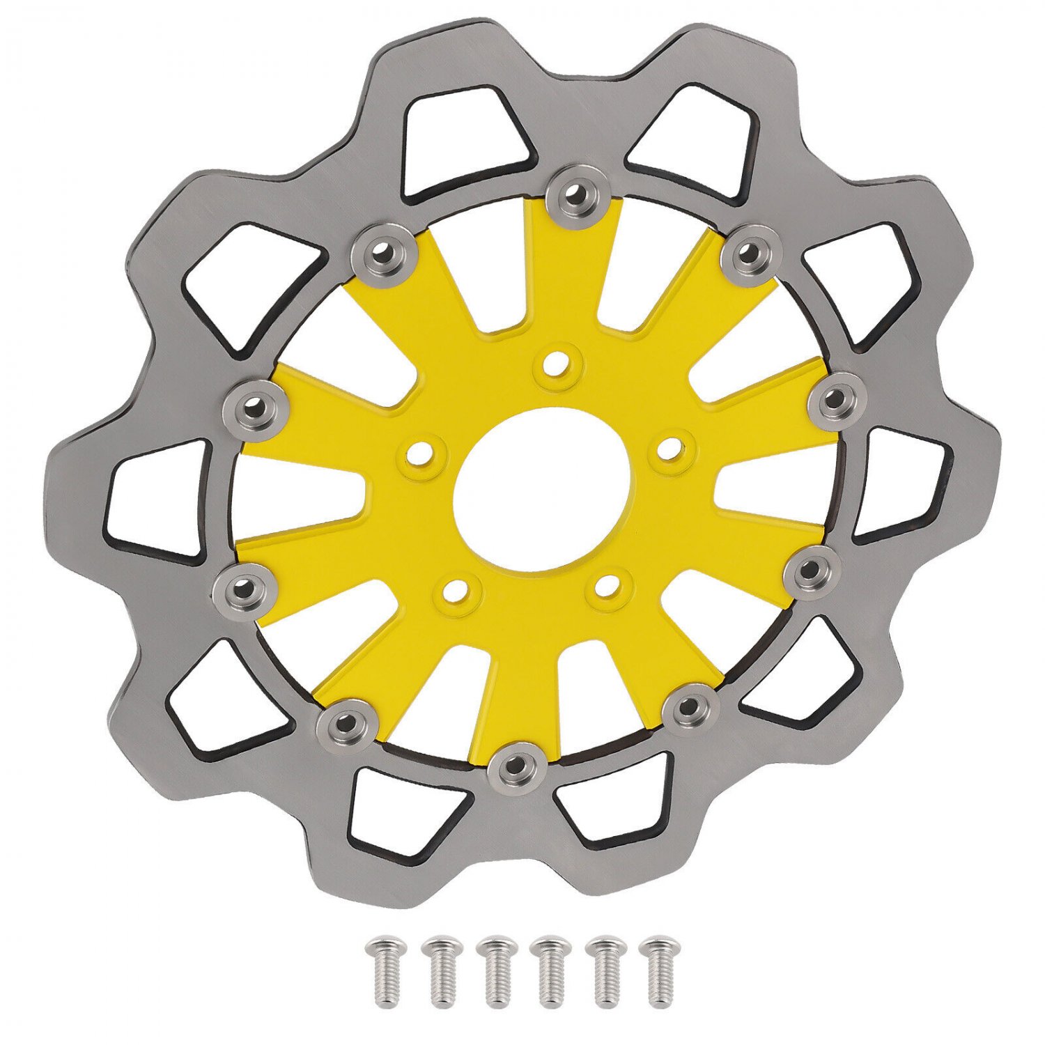 11.8in Front Floating Brake Rotor for Harley-Davidson Trike 2009-19 Dyna 2006-17