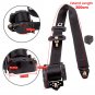 2Pcs Universal Retractable 3 Point Seat Belt Car Vehicle Safety Belt Harness Kit