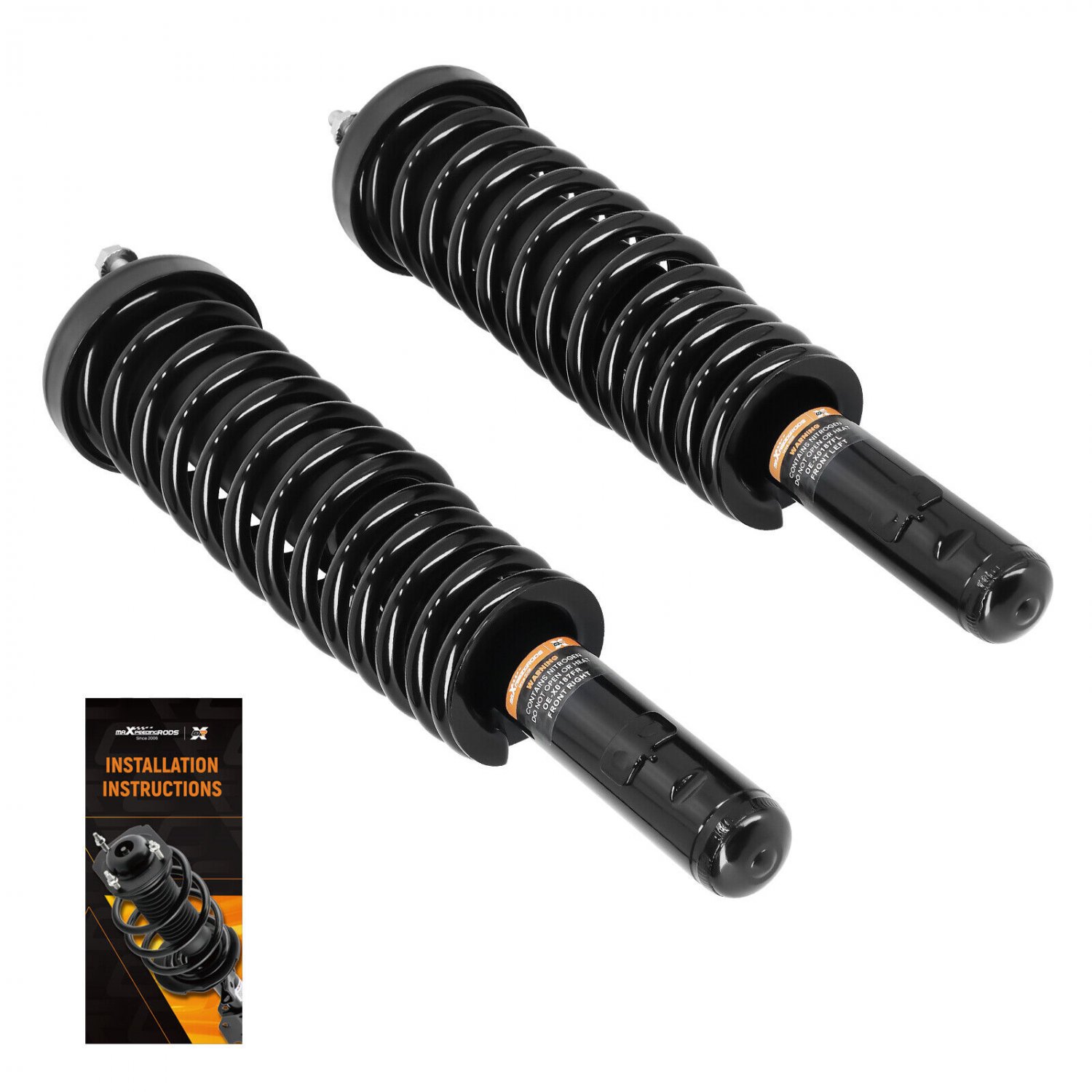 Front Strut w/ Coil Spring Left & Right For 1996-2000 Honda Civic DX/EX/HX Sedan