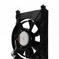 Left + Right Radiator Condenser Cooling Fan Assembly for Honda Civic 2012-2015