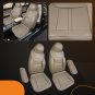 Front Bottom + Back Leather Seat Cover Tan for Ford Excursion Limited 00-01