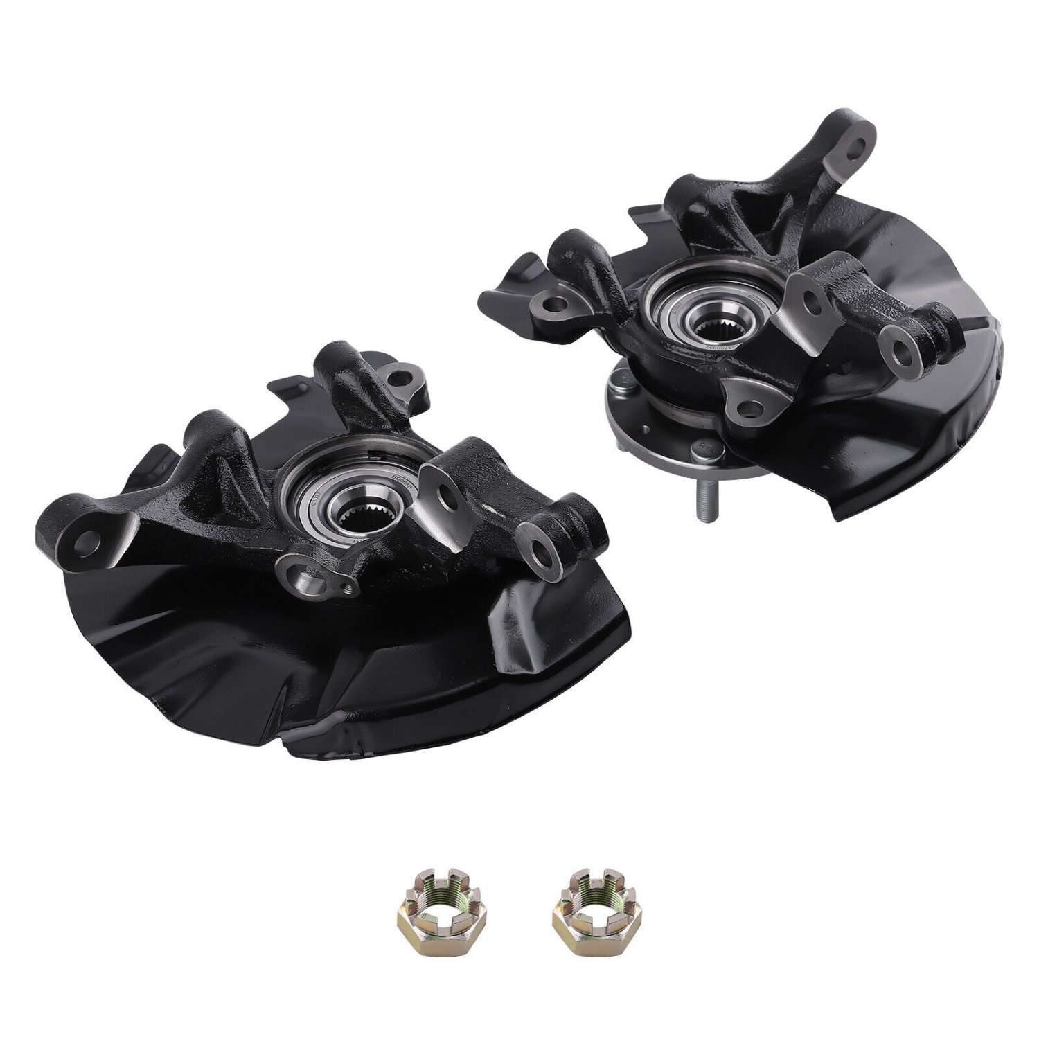 Front Steering Knuckles & Wheel Hub Bearings For Hyundai Accent 2006-2011 KA054