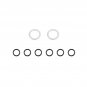 AN6 6AN Automatic Transmission Cooler Lines Kit Fit For 4L60E 4L65E Black
