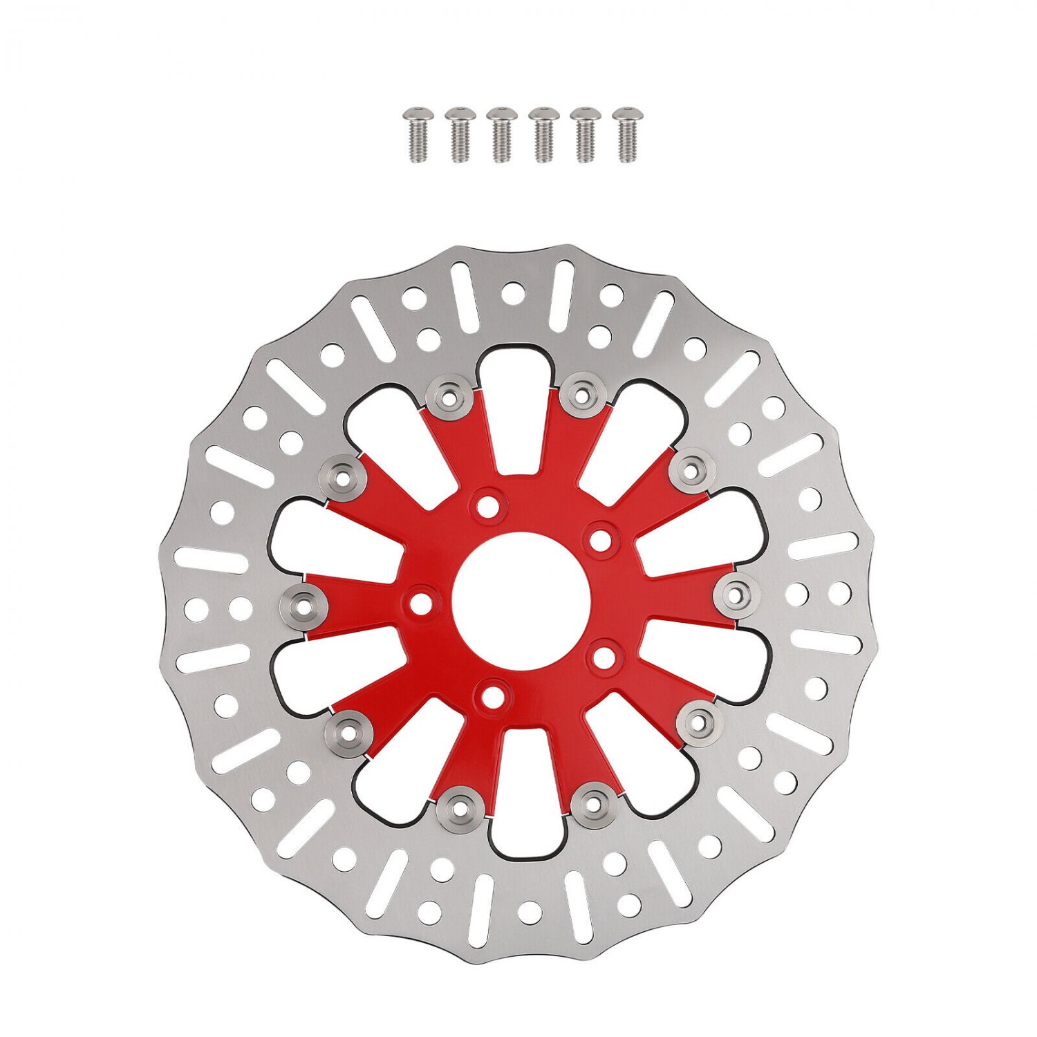 Floating Front Brake Rotor Disc for Harley-Davidson Touring 08-19 Softail 15-24