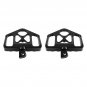 Pair MX Style Wide Fat Foot Pegs Floorboard For Harley Dyna Touring Sportster
