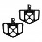 Pair MX Style Wide Fat Foot Pegs Floorboard For Harley Dyna Touring Sportster