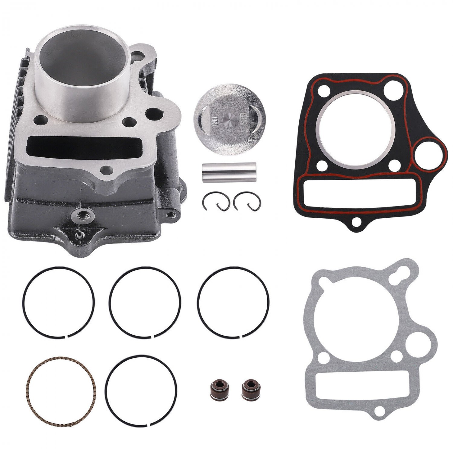 Cylinder Piston Top End Rebuild Set For Honda ATC70 CRF70 CT70 C70 TRX70 XR70