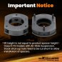 2x Spacers Front Leveling Lift Kit 2" For Jeep Grand Cherokee WK2 11-2022