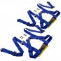 4 Point 2'' Universal Racing Seat Belt Set of 2 Adjustable Buckle Safety Belt
