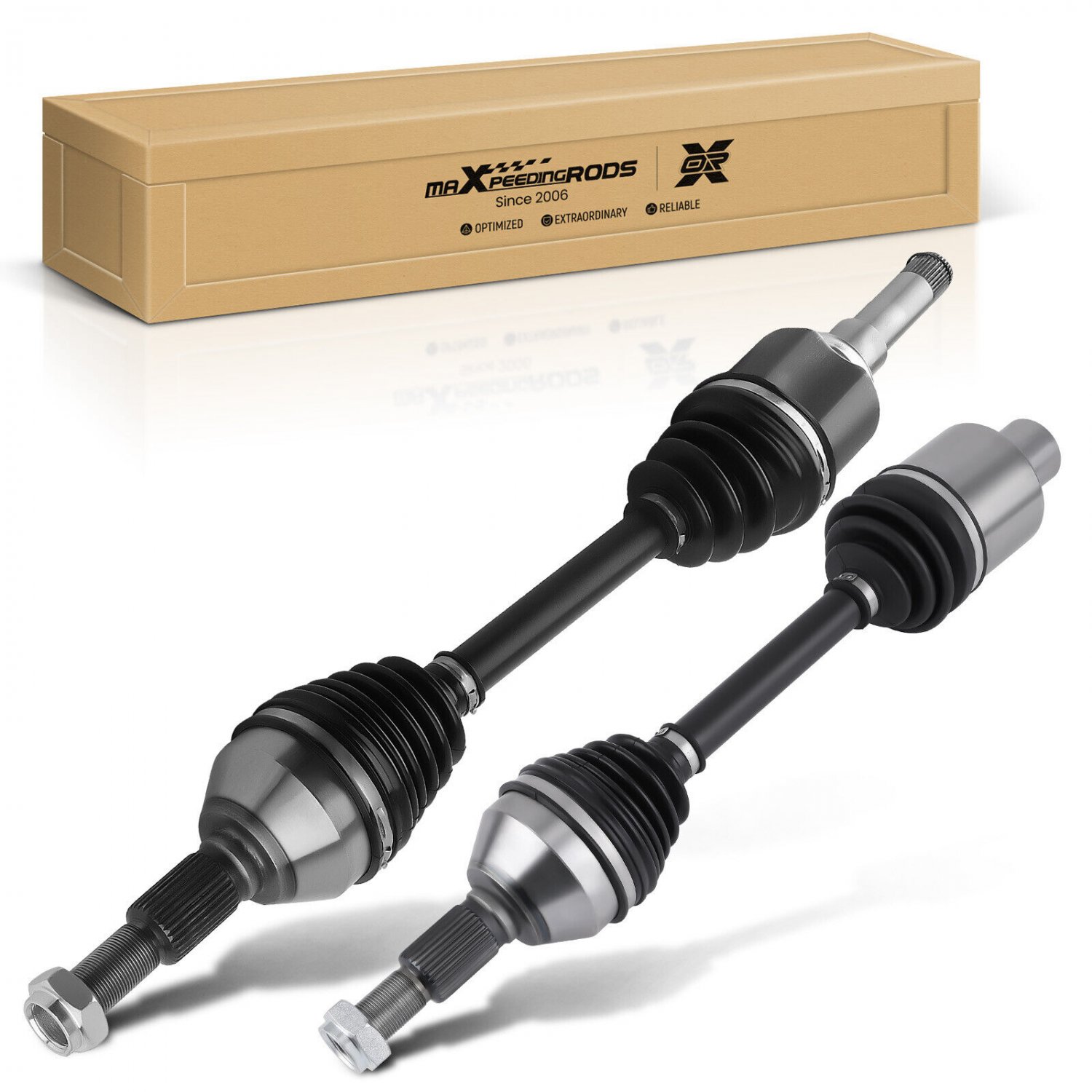 2xCV Axle Joint Assembly Front For Chevy Equinox GMC Terrain 2.4L 2010-2017