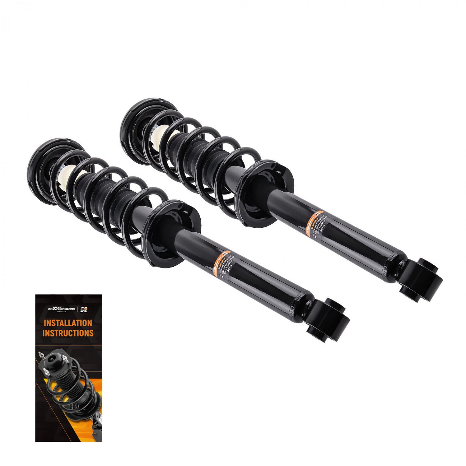 Pair Rear Struts w/Coil Spring Assembly For Acura TSX 2004 2005 2006-2008 2.4L