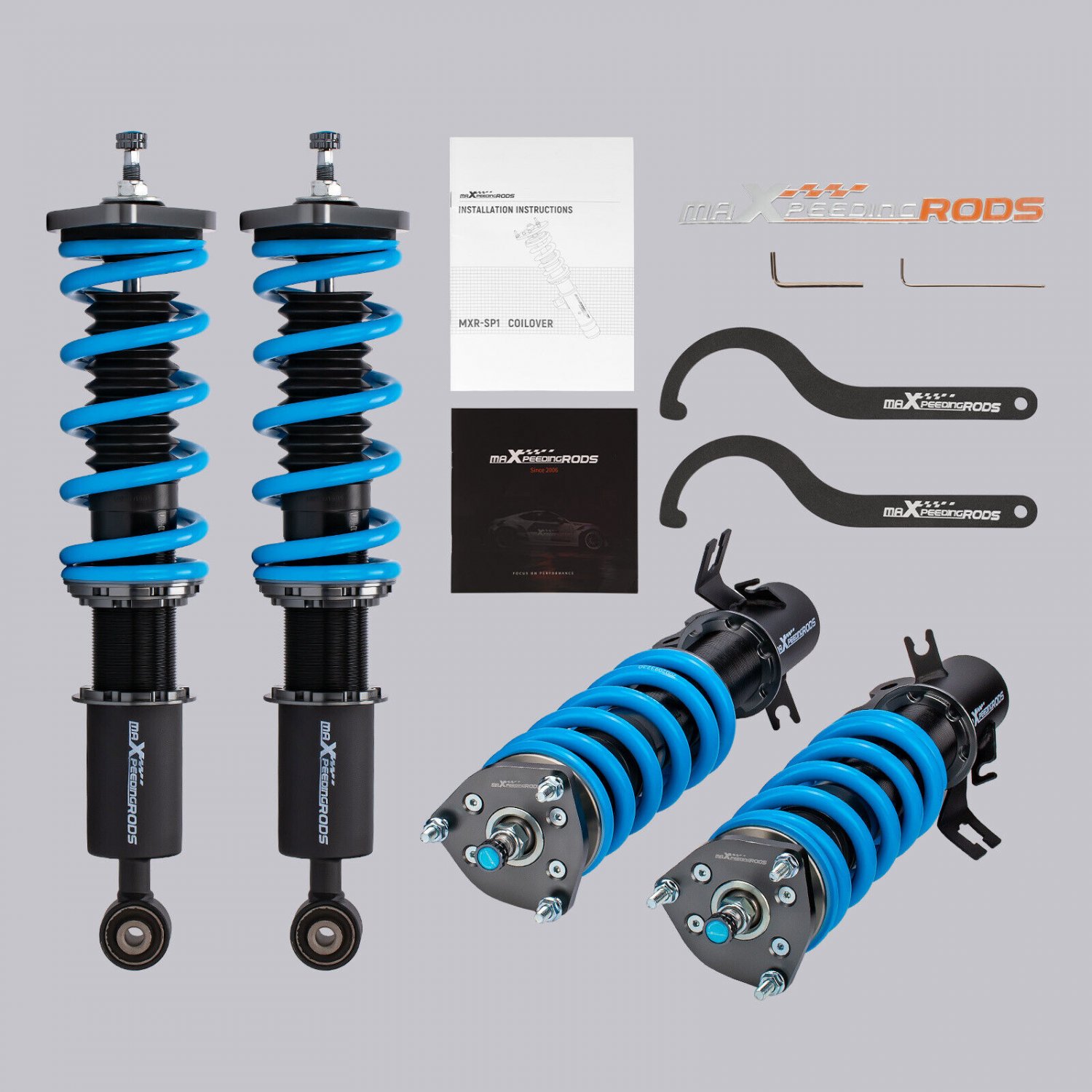 24 Step Damper Coilovers Struts Lowering Kit for Nissan Sentra B15 2000-2006