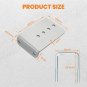 8x Galvanized L-Type Boat Trailer Bunk Bracket Kit Fit For 3 x 3 Crossmember